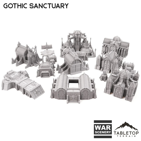 Tabletop Terrain Terrain Gothic Sanctuary 8mm Small Scale Terrain Pack