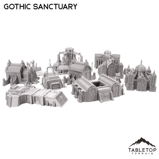 Tabletop Terrain Terrain Gothic Sanctuary 8mm Small Scale Terrain Pack