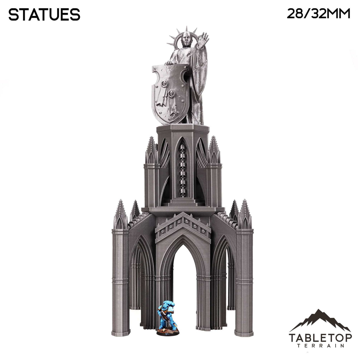 Tabletop Terrain Terrain Gothic Statues - Augusta, The Holy City