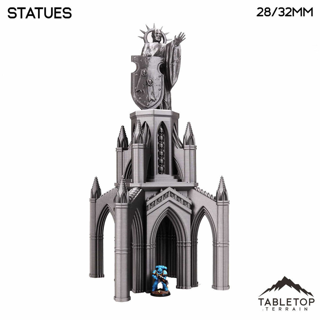 Tabletop Terrain Terrain Gothic Statues - Augusta, The Holy City