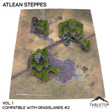 Tabletop Terrain Terrain Grasslands #2 Compatible Map Hill Sets - Atlean Steppes