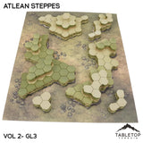 Tabletop Terrain Terrain Grasslands #3 Compatible Map Hill Sets - Atlean Steppes