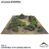 Tabletop Terrain Terrain Grasslands #3 Compatible Map Hill Sets - Atlean Steppes