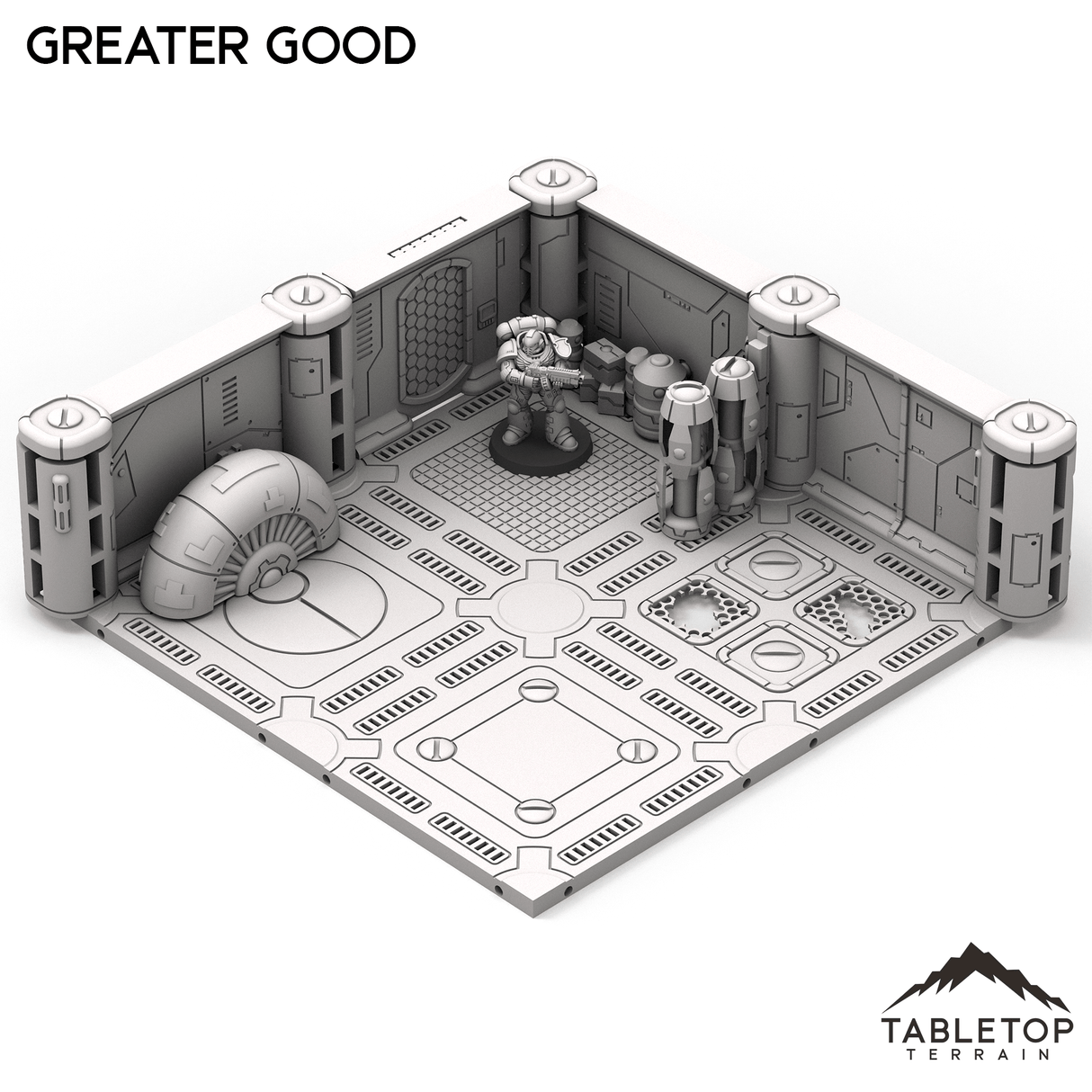 Tabletop Terrain Terrain Greater Good Boarding Actions Compatible Terrain Set