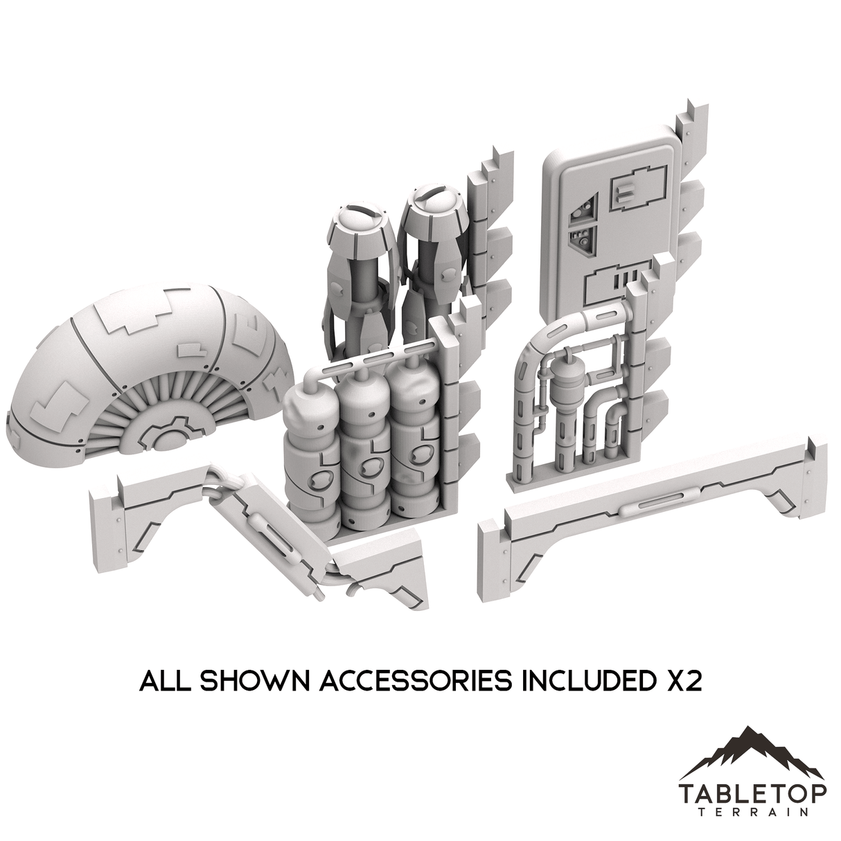 Tabletop Terrain Terrain Greater Good Boarding Actions Compatible Terrain Set