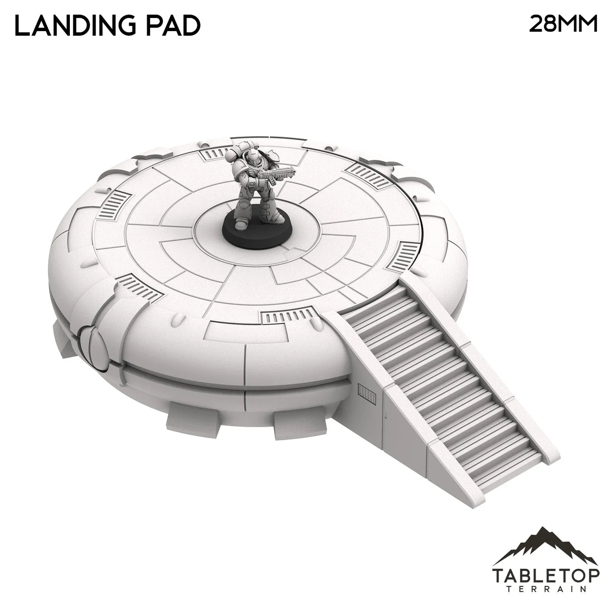 Tabletop Terrain Terrain Greater Good Landing Pad 2