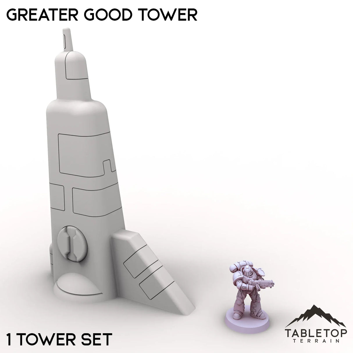 Tabletop Terrain Terrain Greater Good Tower