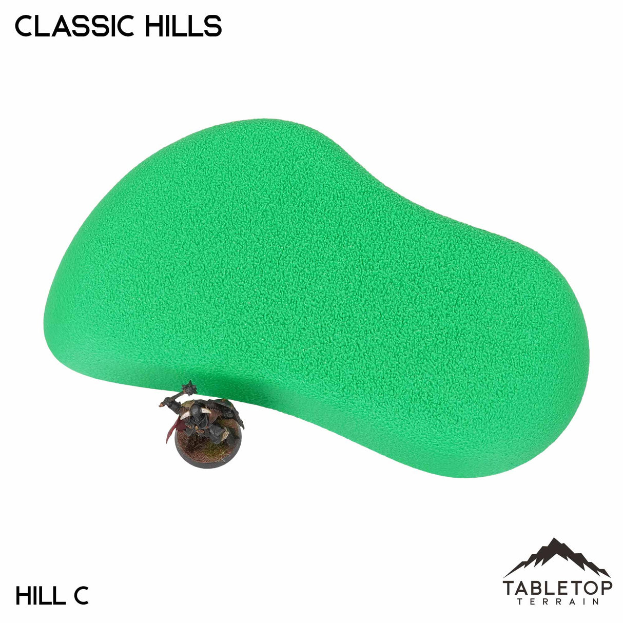 Tabletop Terrain Terrain Green / Hill C Classic Wargaming Hills