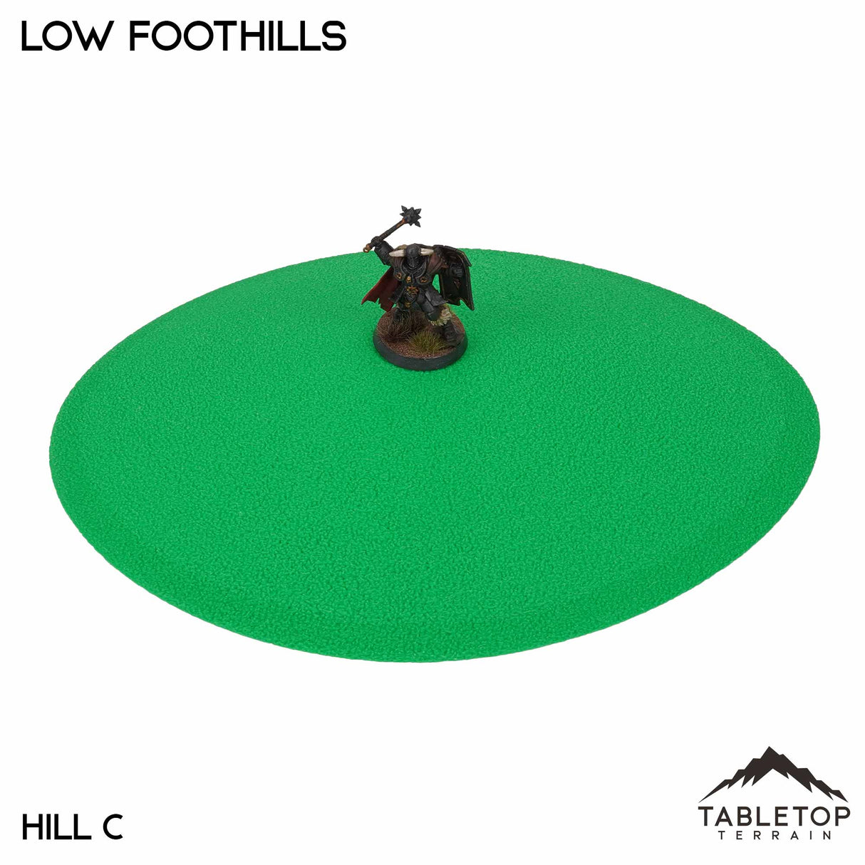Tabletop Terrain Terrain Green / Hill C Low Foothills Wargaming Hills