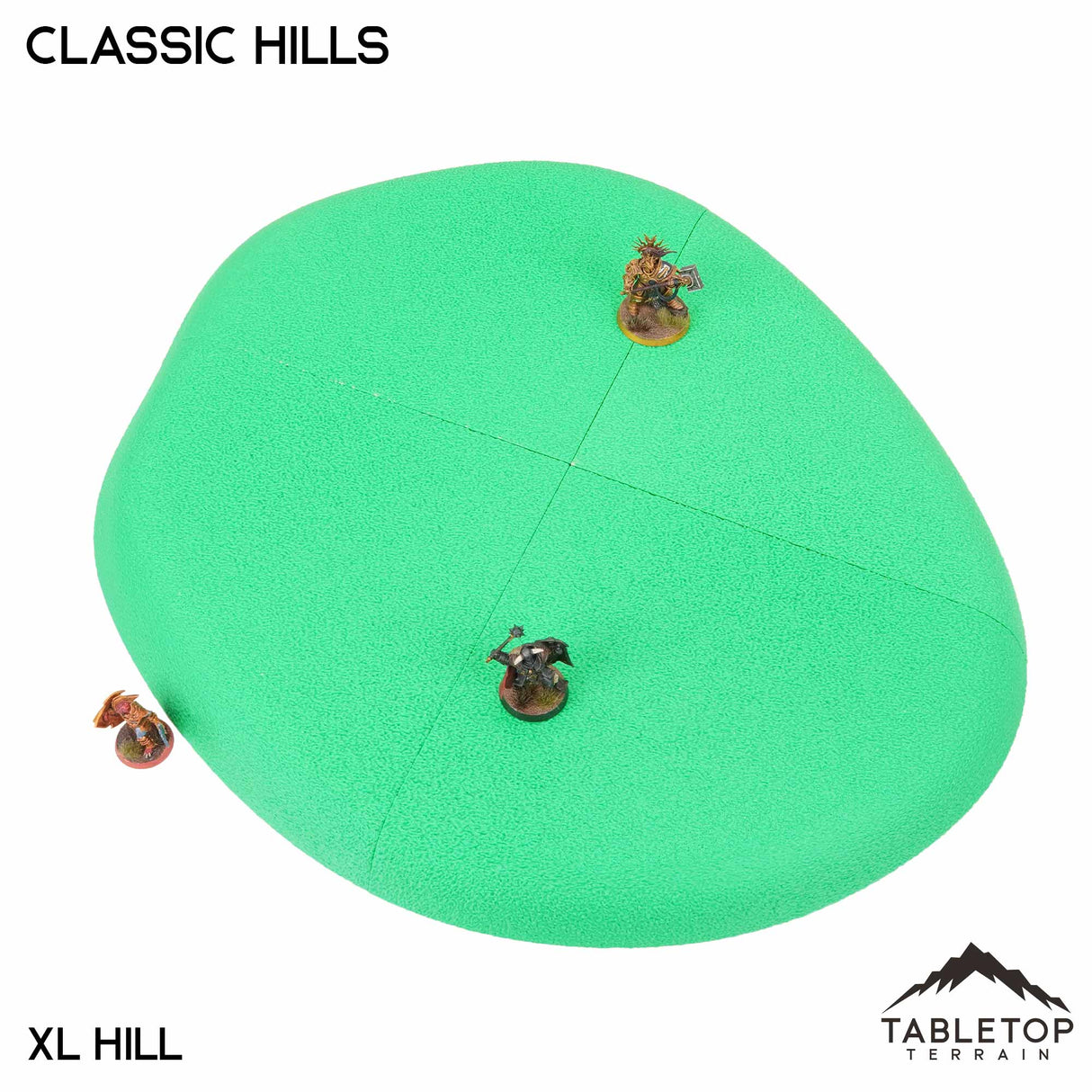 Tabletop Terrain Terrain Green / XL Hill Classic Wargaming Hills