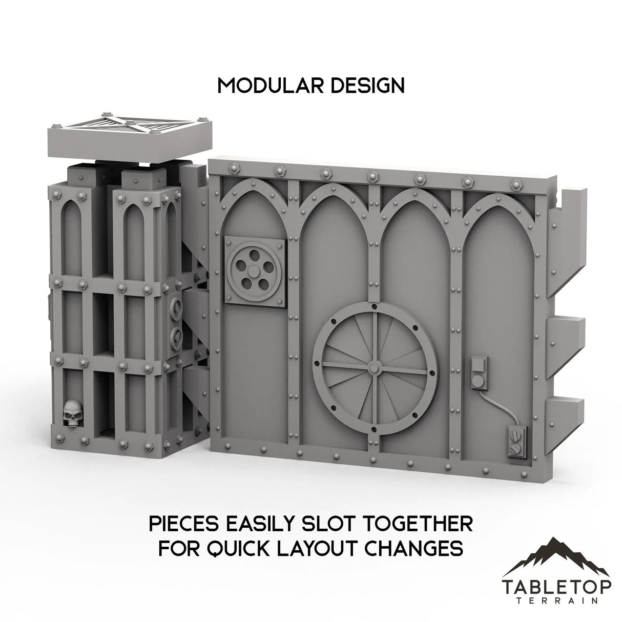 Tabletop Terrain Terrain Greenskin Kroozer Boarding Actions Compatible Terrain Set