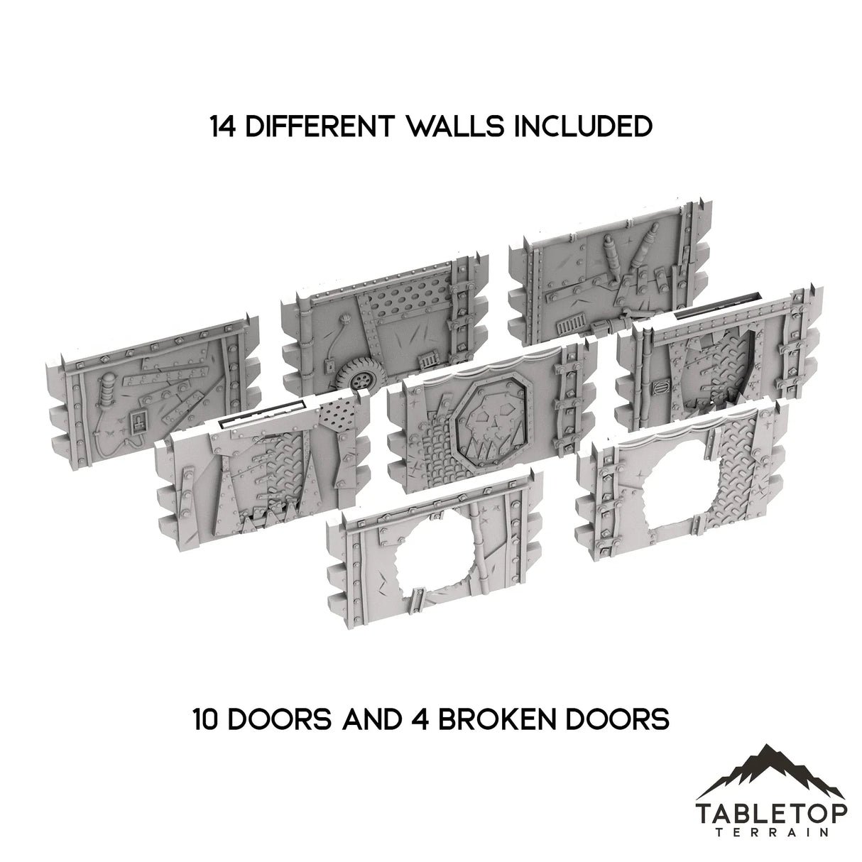 Tabletop Terrain Terrain Greenskin Kroozer Boarding Actions Compatible Terrain Set