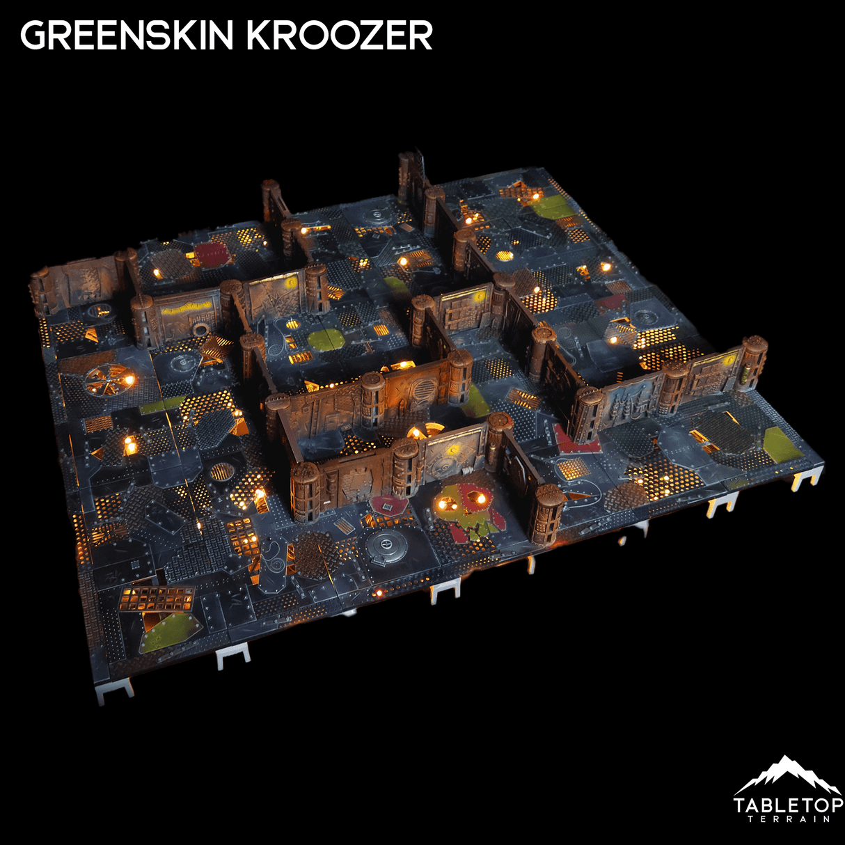 Tabletop Terrain Terrain Greenskin Kroozer Boarding Actions Compatible Terrain Set