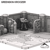 Tabletop Terrain Terrain Greenskin Kroozer Boarding Actions Compatible Terrain Set