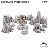 Tabletop Terrain Terrain Grimdark Stronghold 8mm Small Scale Terrain Pack