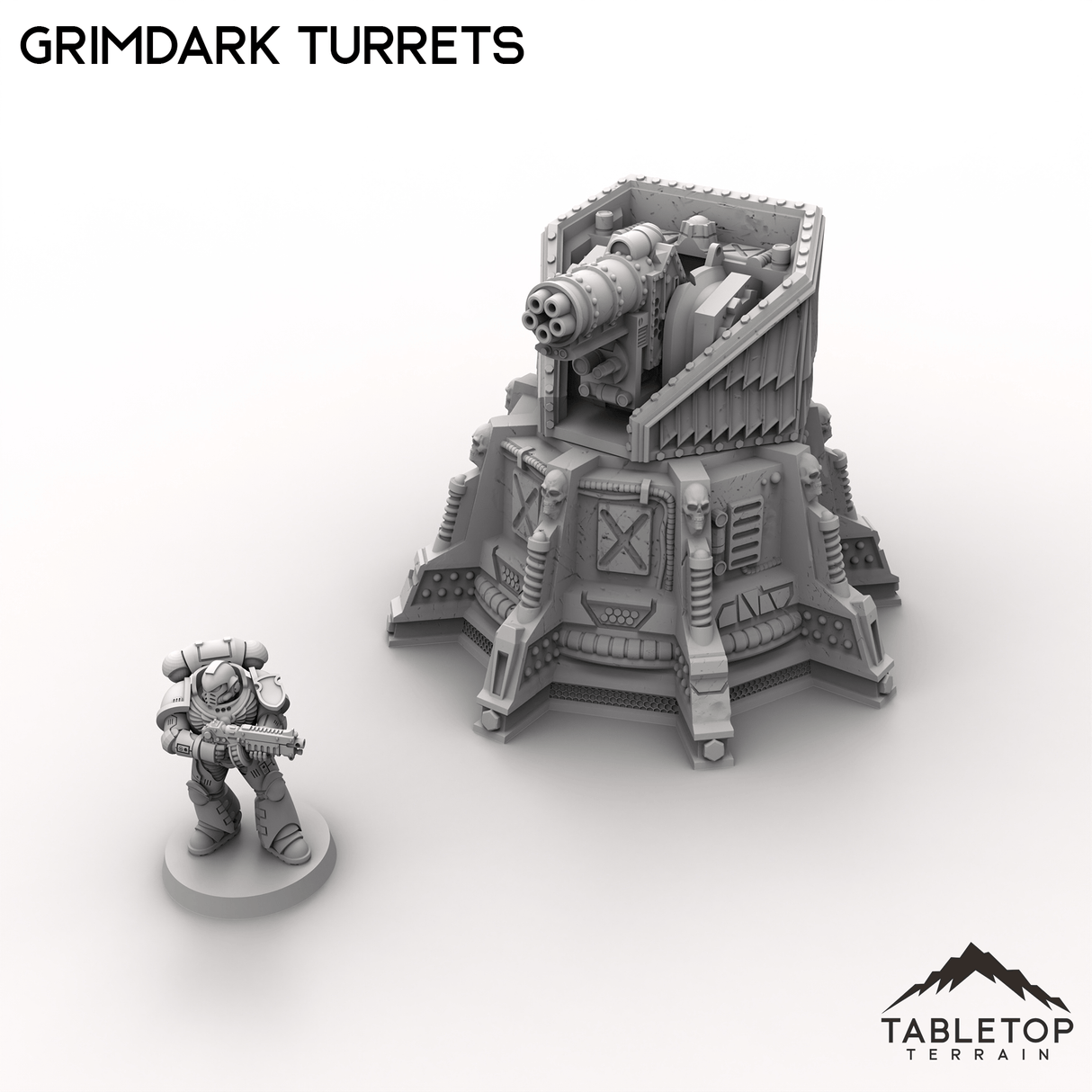 Tabletop Terrain Terrain Grimdark Turrets