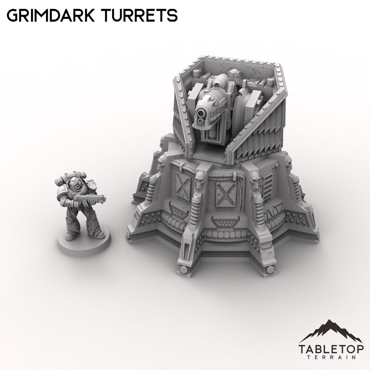 Tabletop Terrain Terrain Grimdark Turrets