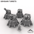 Tabletop Terrain Terrain Grimdark Turrets