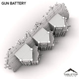 Tabletop Terrain Terrain Gun Battery - Abyssal Redeemer Crashed Flagship