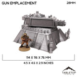 Tabletop Terrain Terrain Gun Emplacement