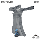 Tabletop Terrain Terrain Gun Tower - Voroni Collective