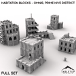 Tabletop Terrain Terrain Habitation Blocks - Omnis, Prime Hive District