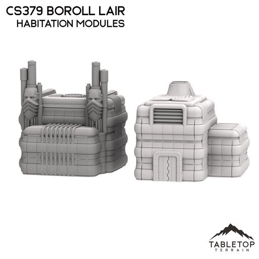 Tabletop Terrain Terrain Habitation Modules - CS379 Boroll Lair