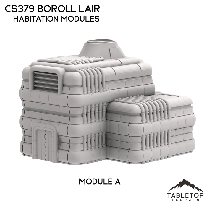 Tabletop Terrain Terrain Habitation Modules - CS379 Boroll Lair