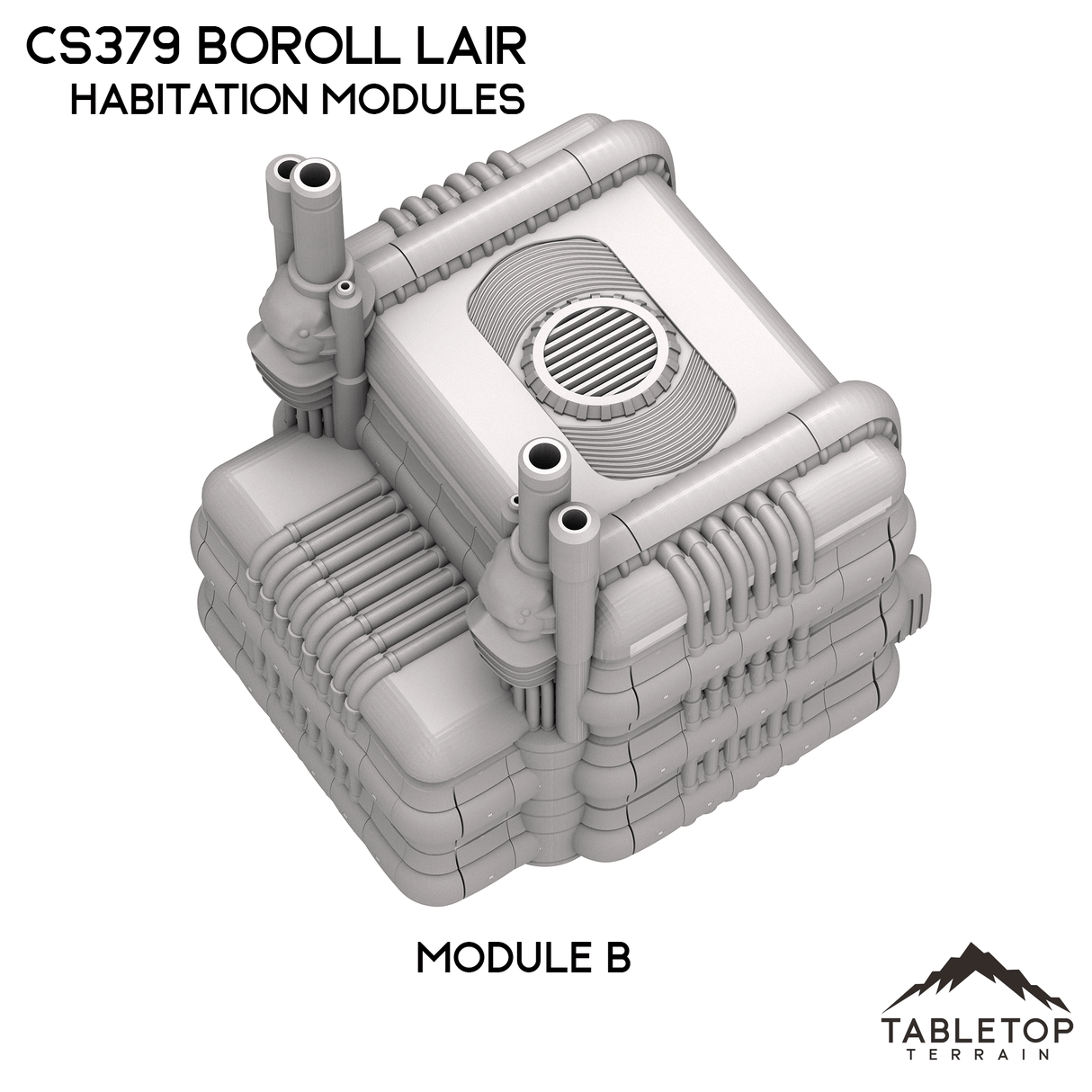 Tabletop Terrain Terrain Habitation Modules - CS379 Boroll Lair