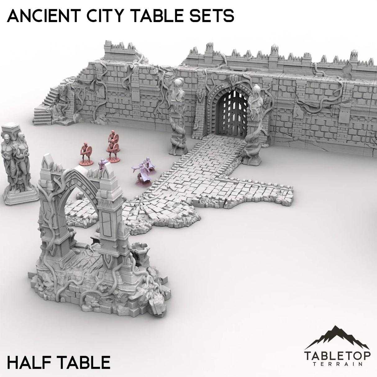 Tabletop Terrain Terrain Half Table / 32mm Ancient City Table Sets