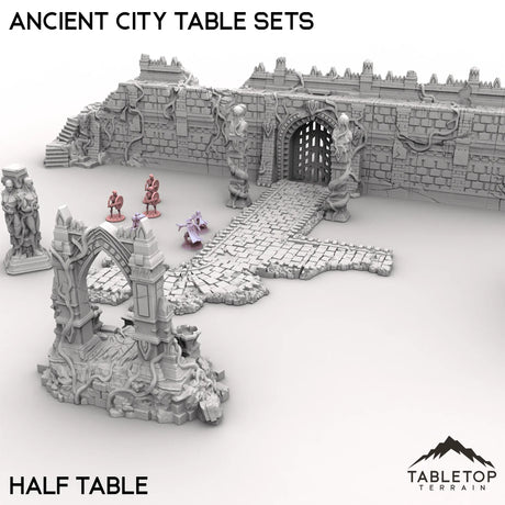 Tabletop Terrain Terrain Half Table / 32mm Ancient City Table Sets