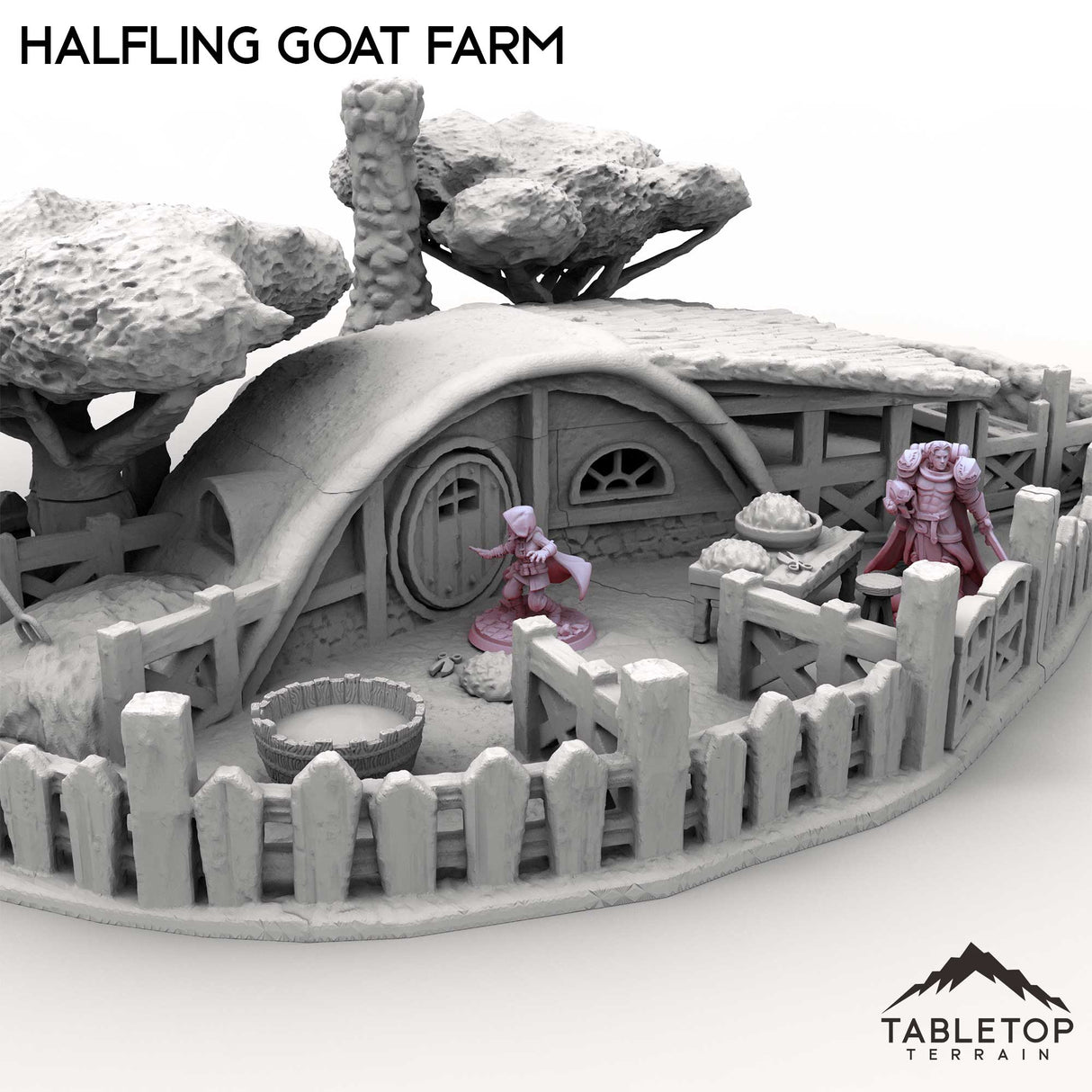 Tabletop Terrain Terrain Halfling Goat Farm