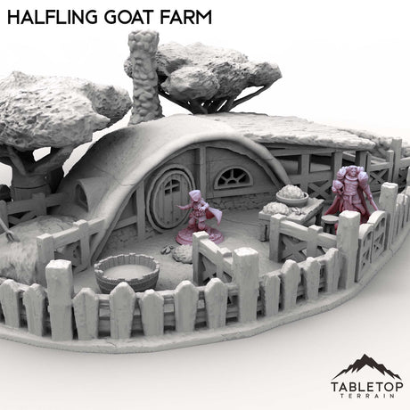 Tabletop Terrain Terrain Halfling Goat Farm