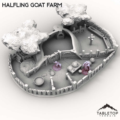 Tabletop Terrain Terrain Halfling Goat Farm