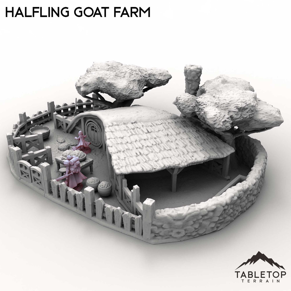 Tabletop Terrain Terrain Halfling Goat Farm