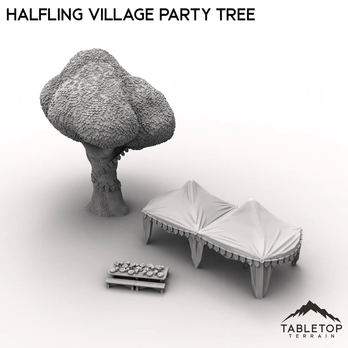 Tabletop Terrain Terrain Halfling Village Party Tree