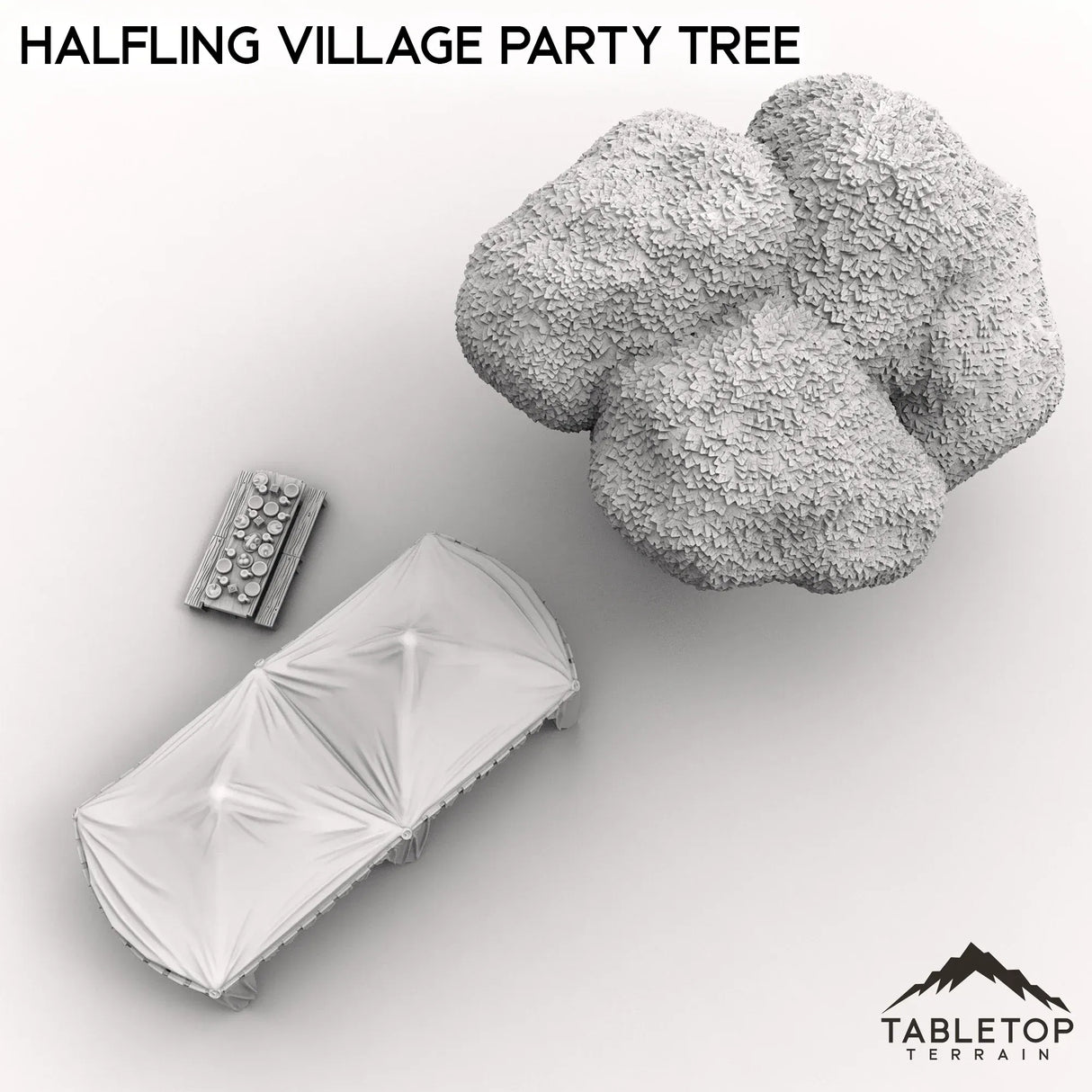 Tabletop Terrain Terrain Halfling Village Party Tree