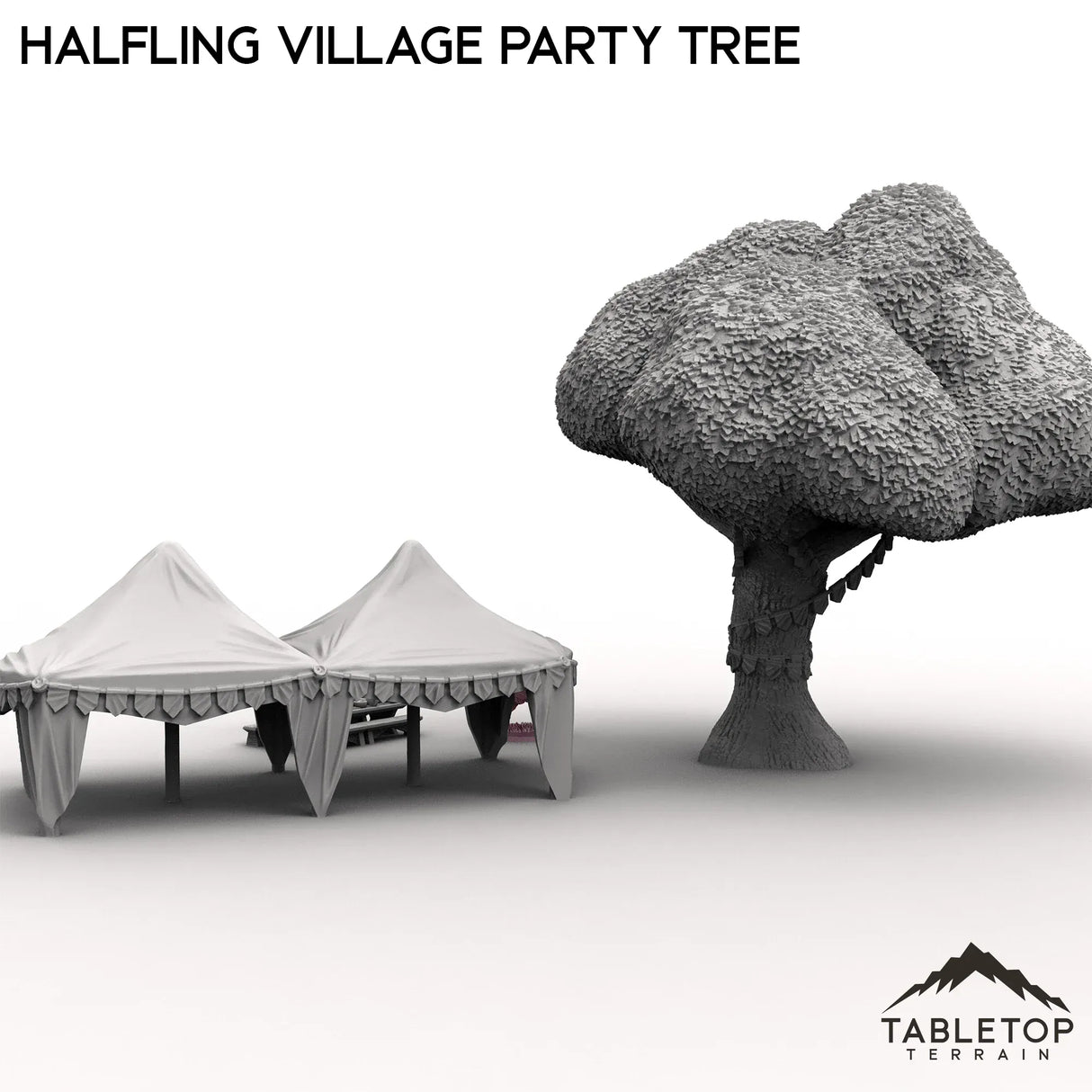 Tabletop Terrain Terrain Halfling Village Party Tree