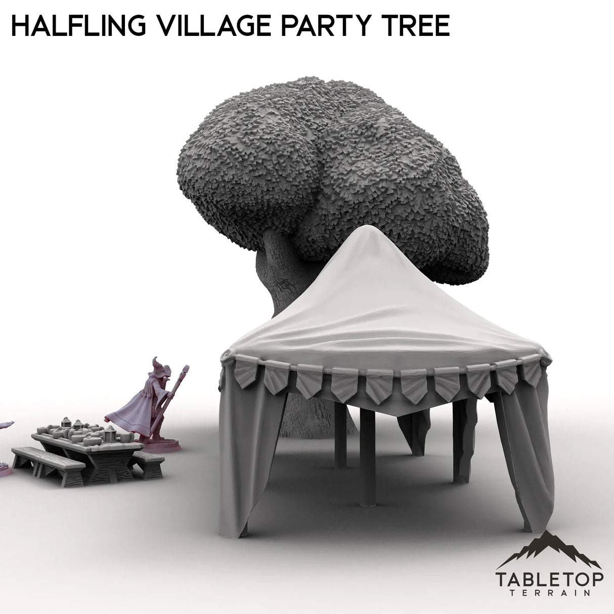 Tabletop Terrain Terrain Halfling Village Party Tree