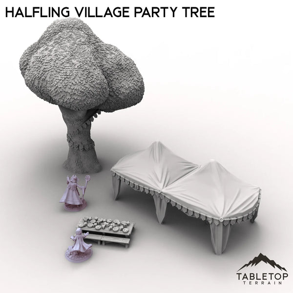 Tabletop Terrain Terrain Halfling Village Party Tree