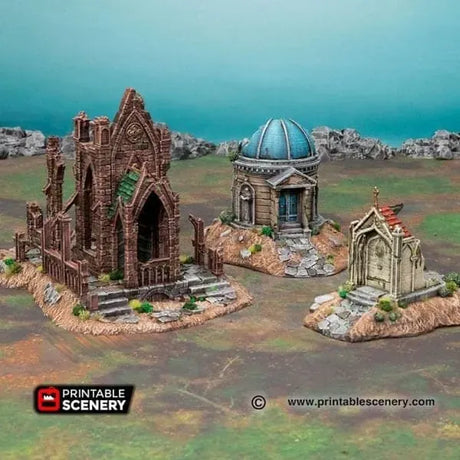 Tabletop Terrain Terrain Hallowed Mausoleums - Fantasy Building