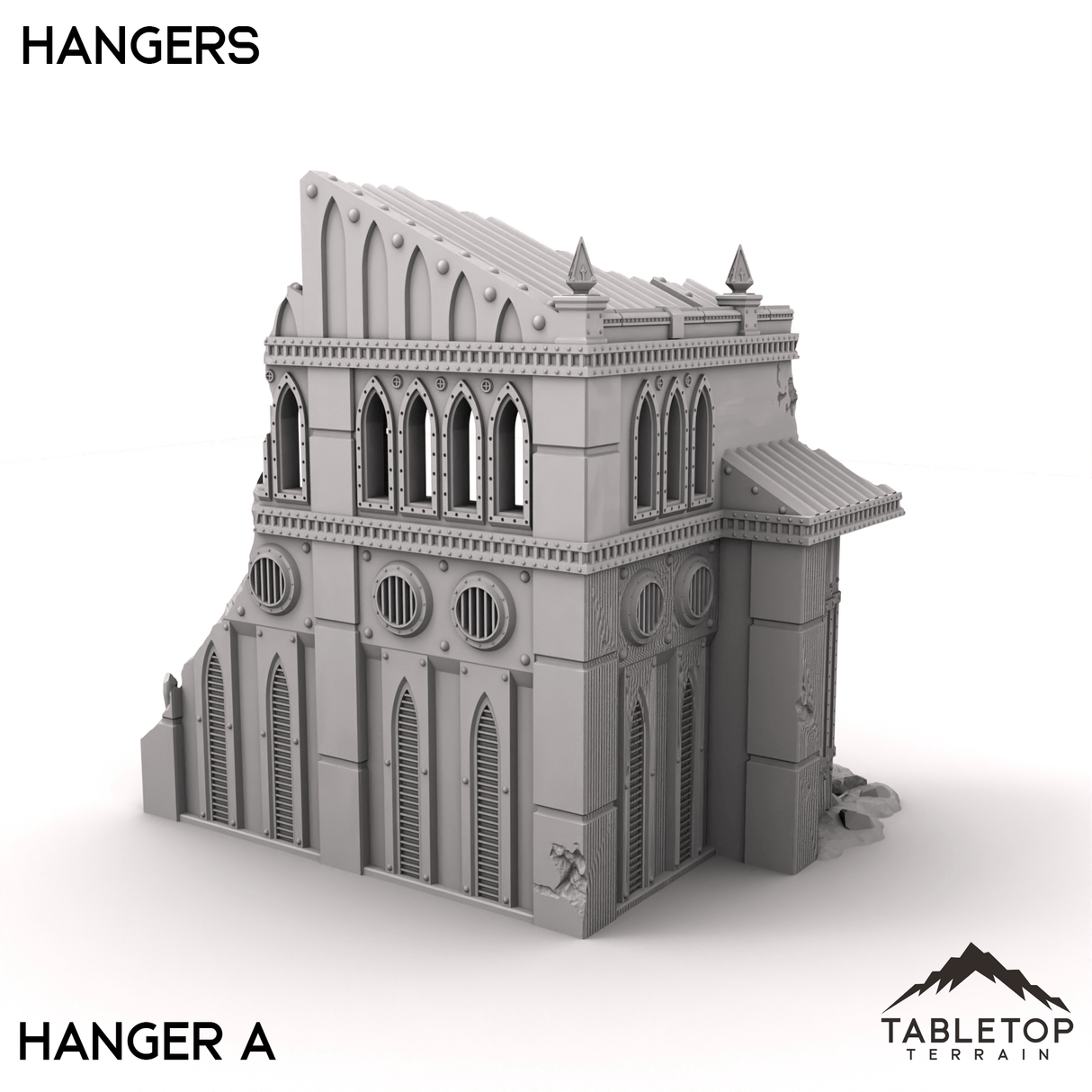 Tabletop Terrain Terrain Hangars - Phoebian V Airfield