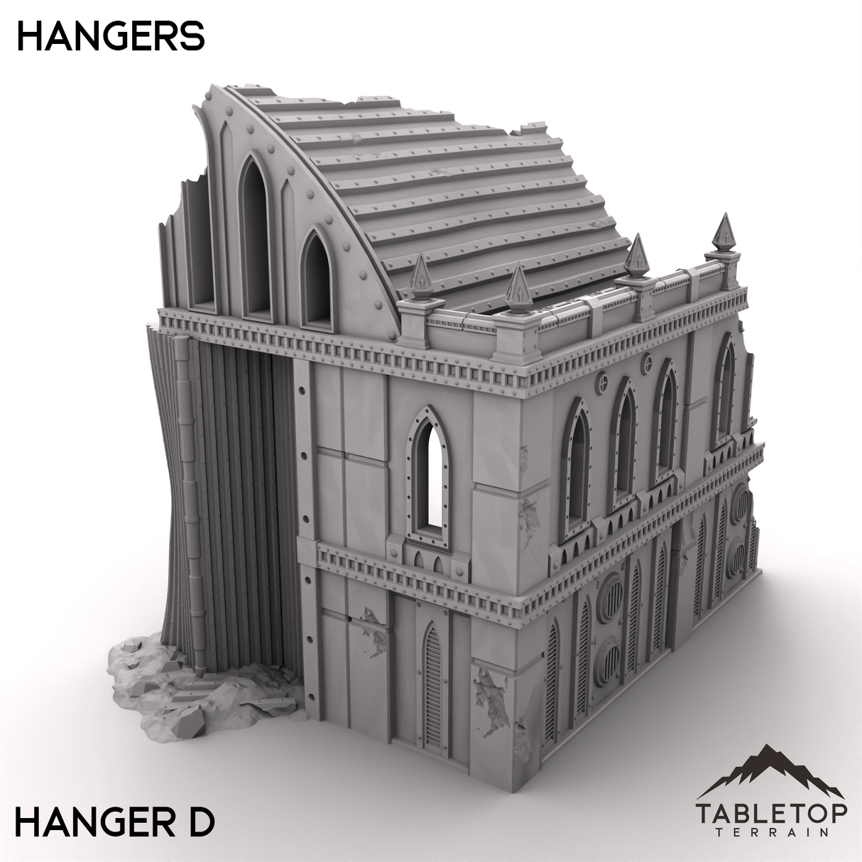 Tabletop Terrain Terrain Hangars - Phoebian V Airfield