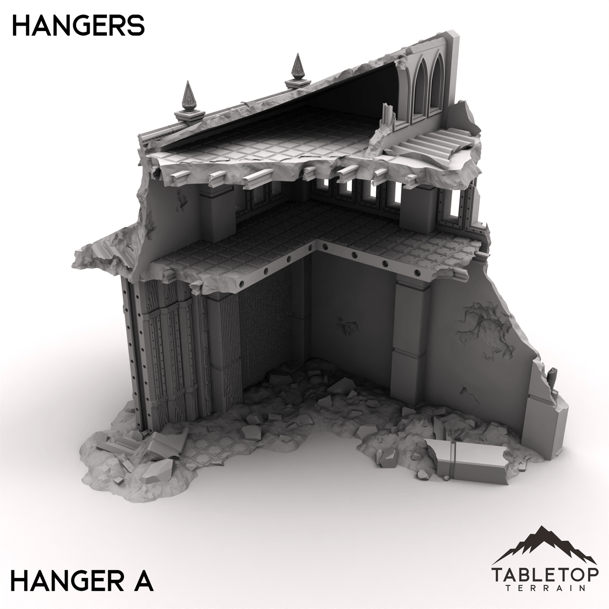 Tabletop Terrain Terrain Hangars - Phoebian V Airfield