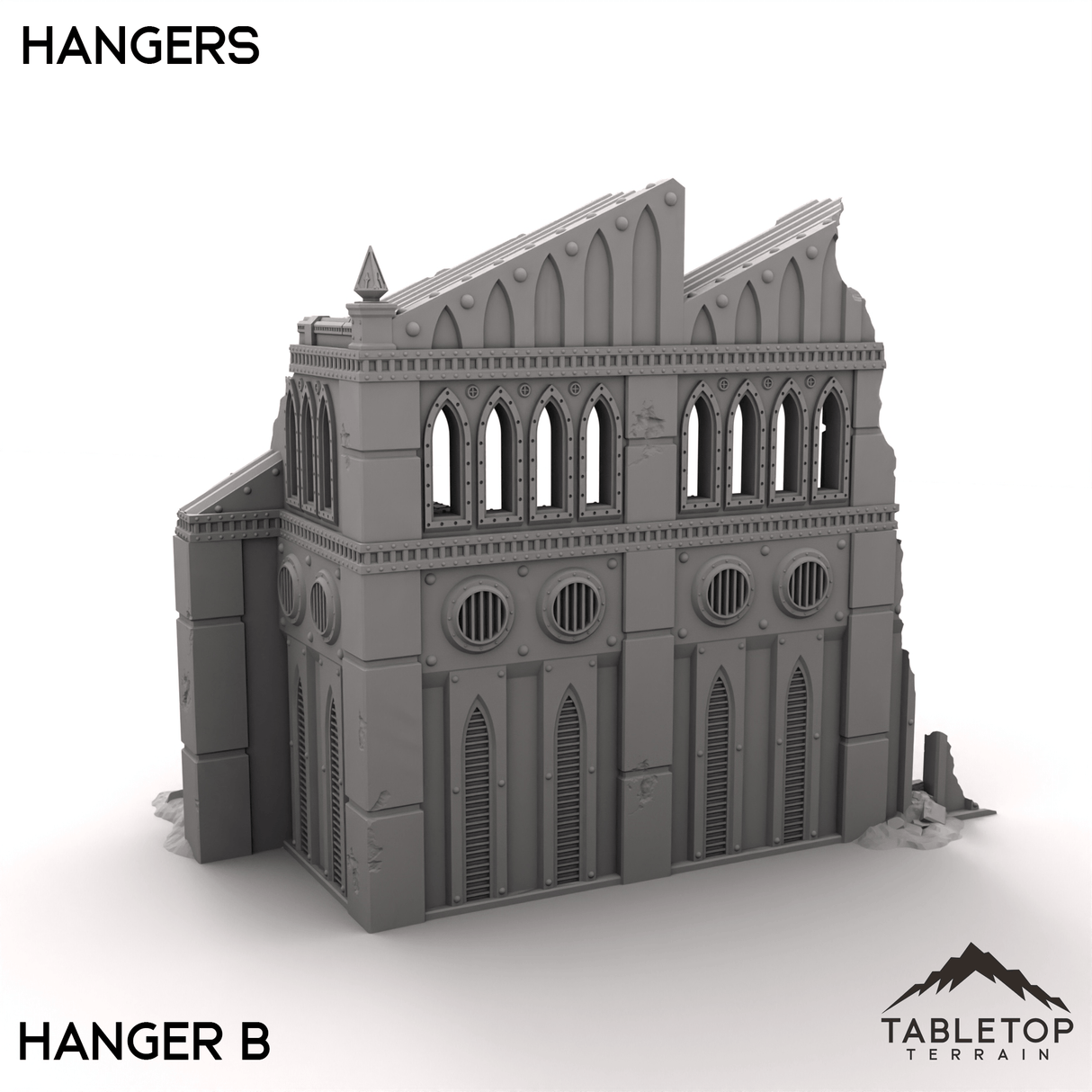 Tabletop Terrain Terrain Hangars - Phoebian V Airfield