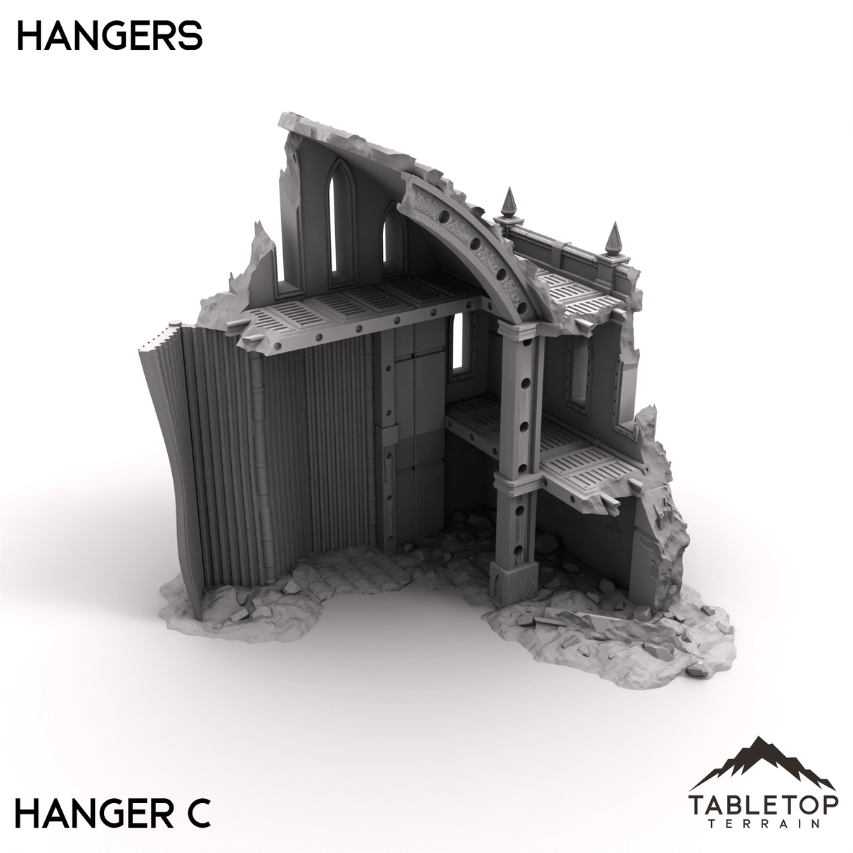 Tabletop Terrain Terrain Hangars - Phoebian V Airfield