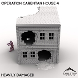 Tabletop Terrain Terrain Heavily Damaged / 32mm Operation Carentan House 4