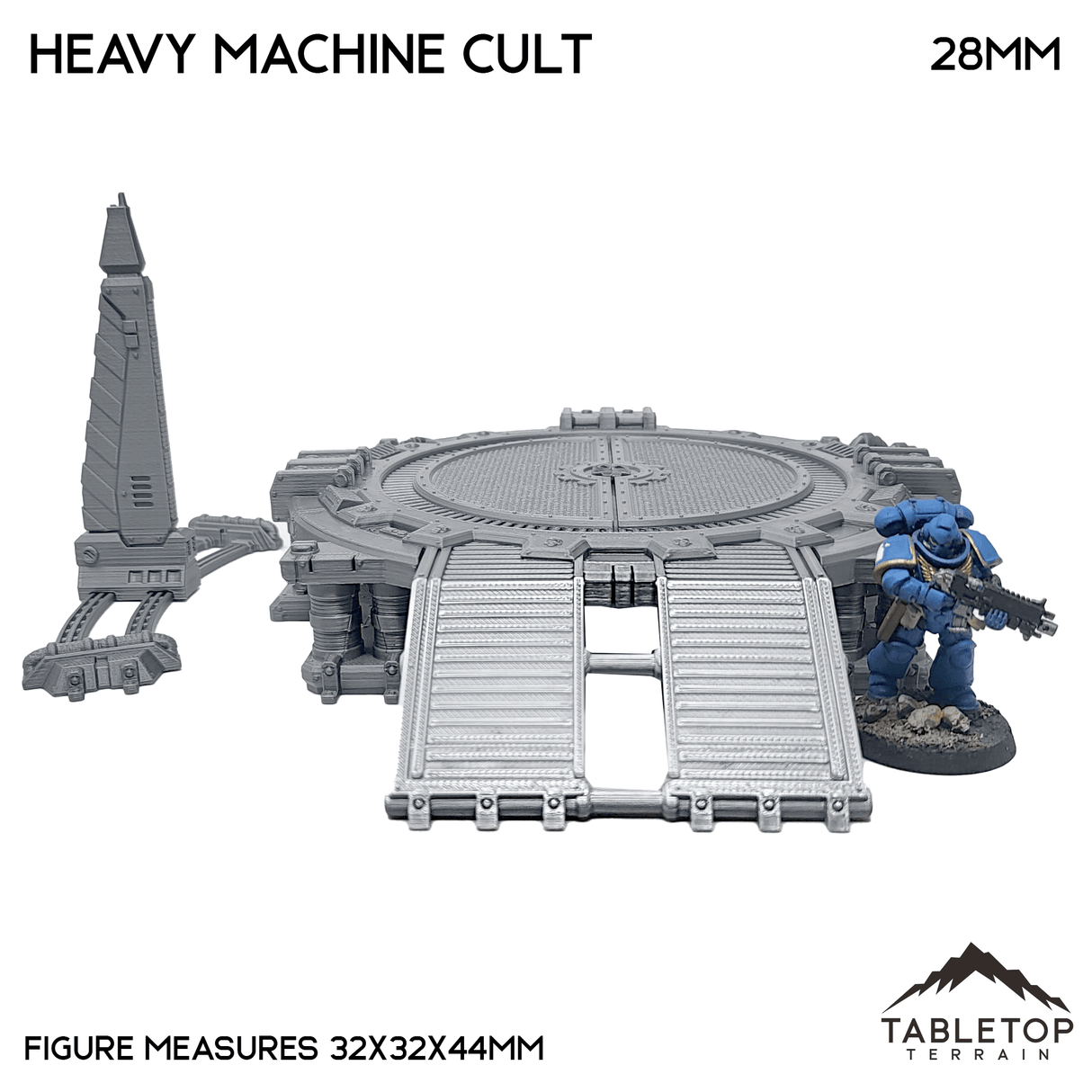 Tabletop Terrain Terrain Heavy Machine Cult - Chapters Headquarter