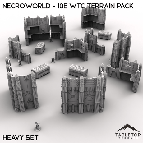 Tabletop Terrain Terrain Heavy NecroWorld - 10e WTC Terrain Pack