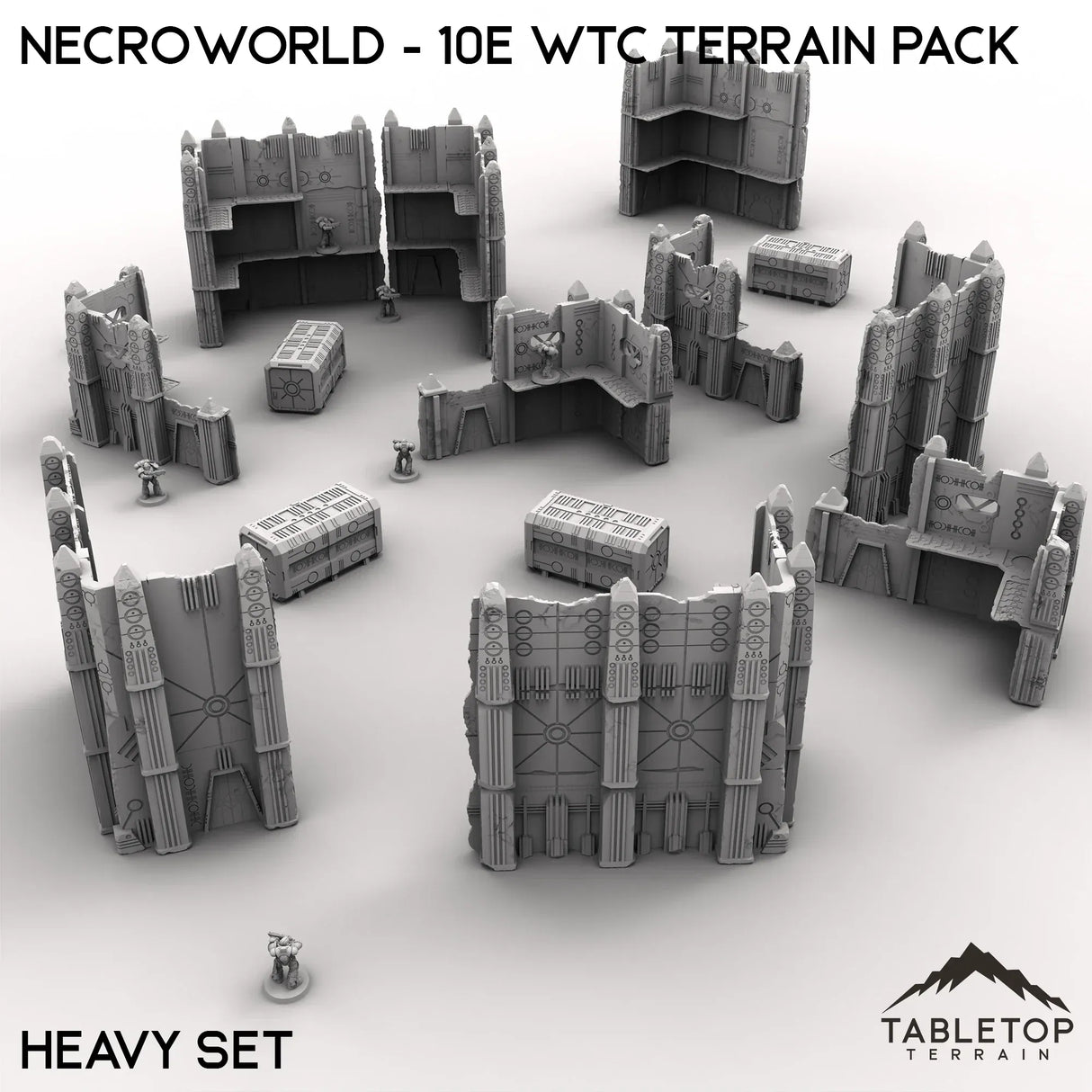 Tabletop Terrain Terrain Heavy NecroWorld - WTC compatible Terrain Pack